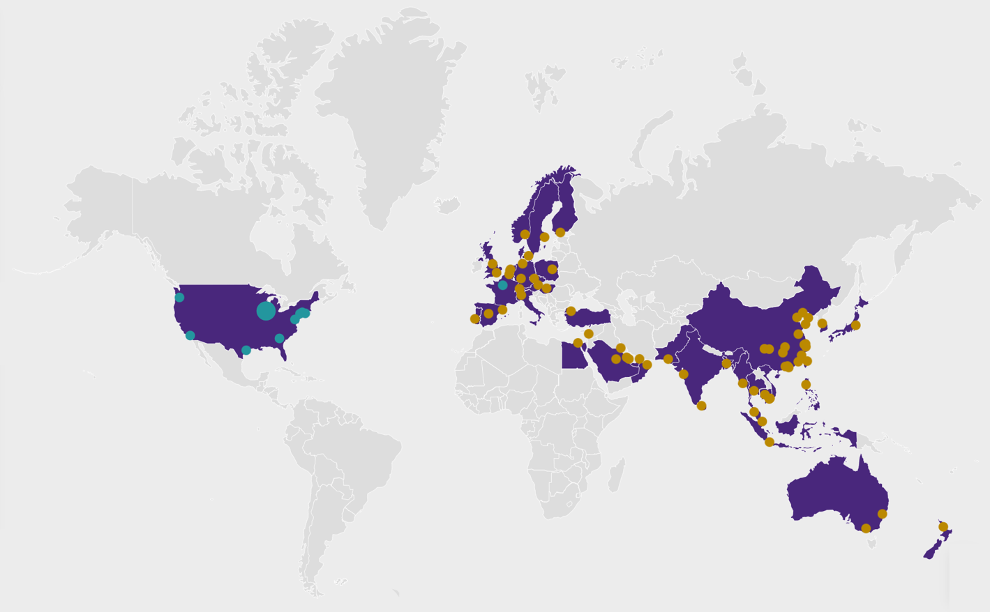 Imperative Logistics global network map